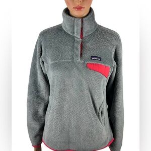 Patagonia Re-Tool Snap-T Pullover Polartec Winter Fleece Outdoor Cozy Warm Hike